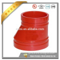 FM Approved Ductile Iron grooved Couplings and Fittings Grooved Concentric Reducer with Female Thread